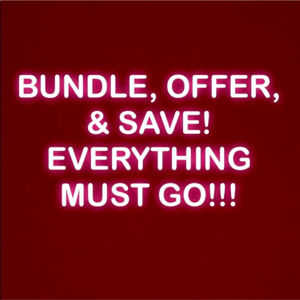 Everything must go